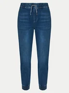 Spodnie damskie - ONLY Joggery Kelda 15250383 Niebieski Carrot Fit - miniaturka - grafika 1
