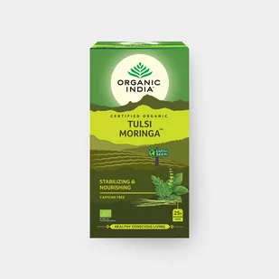 Organic India Tulsi Moringa BIO, 25 torebek - Herbata - miniaturka - grafika 1