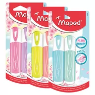 Przybory szkolne - Maped Zakreślacz Fluo pastel 2 kolory MIX - miniaturka - grafika 1