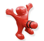 Korkociągi i otwieracze - Zatyczka Fred, czerwony - miniaturka - grafika 1