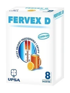 UPSA Fervex D 8 szt. - Suplementy diety - miniaturka - grafika 1