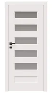Drzwi wewnętrzne - Dre Drzwi Wewnętrzne Z Szybą Elsa A5 Okleina Biała Mat - miniaturka - grafika 1