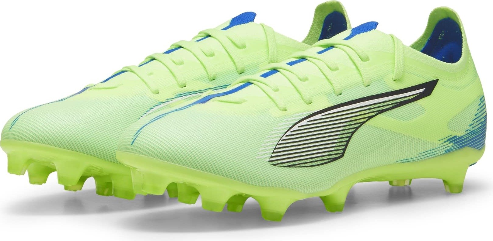 Puma Ultra 5 Match FG/AG męskie buty piłkarskie fizzy apple white blue Gr 39