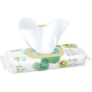 PAMPERS Coconut Pure - chusteczki pielęgnacyjne 2x42szt. - Chusteczki nawilżane - miniaturka - grafika 2