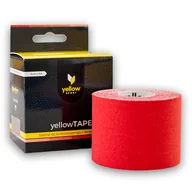 Akcesoria do rehabilitacji - yellowTAPE Taśma Do Kinesiotapingu 5cm Czerwony - miniaturka - grafika 1
