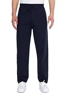 Spodenki męskie - COMEOR Męskie spodnie do joggingu, bawełniane, spodnie treningowe – spodnie sportowe, spodnie do joggingu, męskie spodnie rekreacyjne dla chłopców z kieszeniami na zamek błyskawiczny, granatowy, 3XL - grafika 1