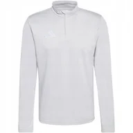 Bluzy męskie - Bluza dresowa męska Adidas Entrada 26 Training Top sportowa szara r.S - miniaturka - grafika 1