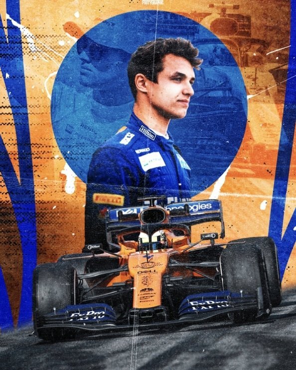 PUZZLE Lando Norris Formuła 1 Bolid A3 252 el z Nadrukiem + IMIĘ Pudełko
