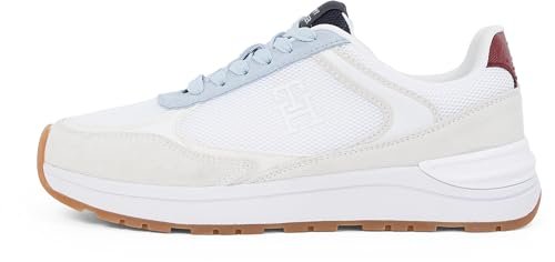 TOMMY HILFIGER Damska bluzka na co dzień, modna koszulka z niskim stanem, biały (biały), 38 EU, biały, 39 EU