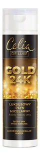 Celia Gold 24k Luksusowy płyn micelarny 200ml - Płyny micelarne - miniaturka - grafika 3