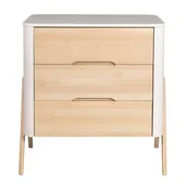 Komody dla dzieci - komoda biała naturalna brzoza troll Torsten - miniaturka - grafika 1