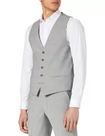 Garnitury - Cinque Męska kamizelka garniturowa Cimonopoli-w Business Suit, 93 jasnoszary, 44 PL - miniaturka - grafika 1