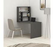 Biurka - Stół do pracy z półką SEDIR 154,2x90 cm antracytowy - miniaturka - grafika 1