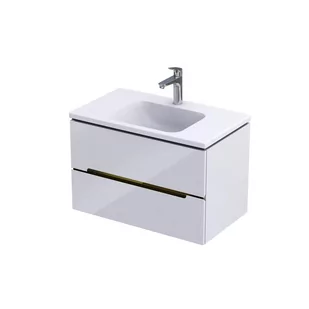 Szafka Pod Umywalkę 80 Oristo Silver - Szafki łazienkowe - miniaturka - grafika 1