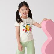 Koszulki dla dziewczynek - Cool Club, T-shirt dziewczęcy, ecru - miniaturka - grafika 1
