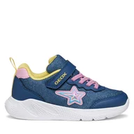 Buty dla dziewczynek - Sneakersy Geox J Sprintye J55FWA 0AS54 C4BE8 S Granatowy - miniaturka - grafika 1