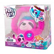 Zabawki interaktywne dla dzieci - Tm Toys Party Pets - Slowy Leniwiec różowy - miniaturka - grafika 1