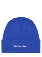 Czapki męskie - Tommy Jeans - Czapka męska, niebieski - miniaturka - grafika 1