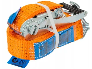 Pas Transportowy z napinaczem 5 ton 4mb 50 mm Bardzo Mocny 4M/50mm/5T - Pasy transportowe - miniaturka - grafika 1