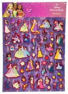 Szkolne artykuły papiernicze - Naklejki piankowe Disney Księżniczki +/- 50 sztuk - miniaturka - grafika 1