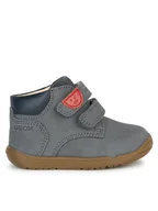 Buty dla chłopców - Geox Trzewiki B Macchia Boy B164NC 03285 C9004 Szary - miniaturka - grafika 1