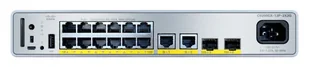 Cisco C9200CX-12P-2X2G-E łącza sieciowe Zarządzany Gigabit Ethernet (10/100/1000) Obsługa PoE - Pozostałe akcesoria sieciowe - miniaturka - grafika 1