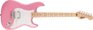 Gitary elektryczne - Squier Sonic Stratocaster HT H Maple Fingerboard White Pickguard Flash Pink - miniaturka - grafika 1