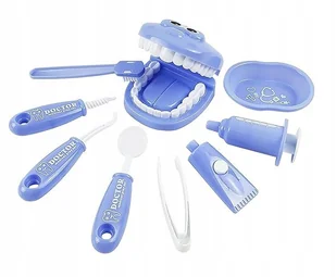 Edukacyjny zestaw dentystyczny do nauki mycia zębów - Zabawy w naśladowanie dorosłych - miniaturka - grafika 1