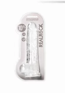 Sztuczne penisy - Realistic Dildo with Balls - 10""/ 25,4 cm - grafika 1