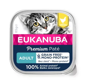 Eukanuba Grain Free Mono Adult Chicken 85g - Mokra karma dla kotów - miniaturka - grafika 1