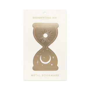 Metalowa zakładka do książek duża - hourglass - Designworks Ink - Zakładki do książek - miniaturka - grafika 1