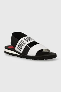 Love Moschino sandały damskie kolor biały JA16033G0IJN410A - Sandały damskie - miniaturka - grafika 1