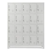 Szafy biurowe - JAN NOWAK model ROBERT metalowa szafa socjalna BHP skrytkowa - miniaturka - grafika 1