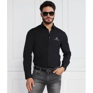 Koszule męskie - Armani Exchange Koszula | Slim Fit - grafika 1