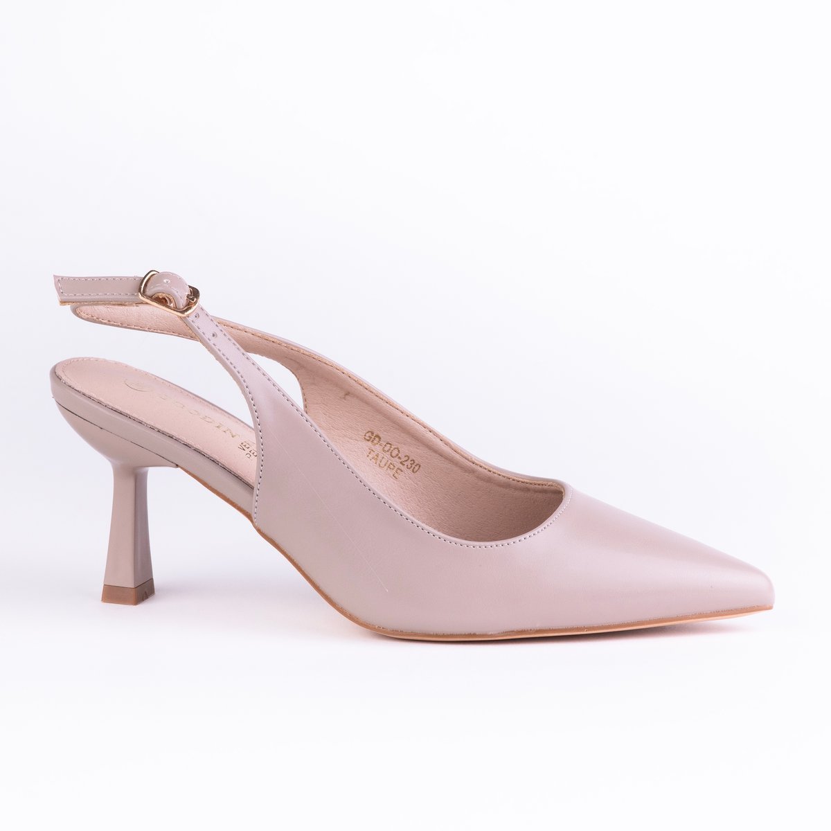 Czółenka Damskie Eleganckie GOODIN GD-DO-230 klasyk skóra szpic fango 39