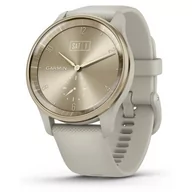 Smartwatch - Garmin Vivomove Trend Kremowo-złoty - miniaturka - grafika 1