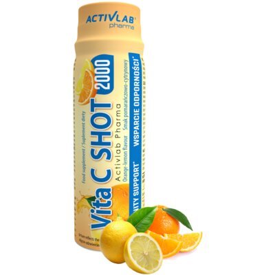 Witamina C ACTIVLAB Vita C Shot 2000 Pomarańczowo-cytrynowy (80 ml)