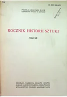 Książki o kulturze i sztuce - Rocznik Historii Sztuki Tom XII - miniaturka - grafika 1