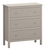 Komody - Nowoczesna komoda z trzema szufladami w kolorze taupe Z1-F29 - miniaturka - grafika 1