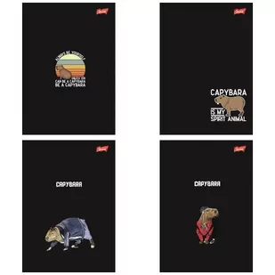 Paczka Zeszyt A5 60 k. linia Capybara mix wzorów 10 szt. - ST-Majewski - Szkolne artykuły papiernicze - miniaturka - grafika 1
