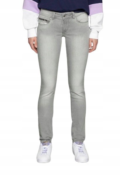 Pepe Jeans Jeansy Damskie Zielone Długie 31/34 P9Z