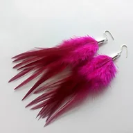 Kolczyki - PIÓRKO kolczyki - miniaturka - grafika 1