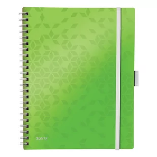 Zielony kołonotatnik w linie Leitz, 80 stron - Zeszyty szkolne - miniaturka - grafika 1