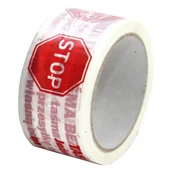 Taśmy klejące - Taśma Pakowa Bezpiecz. Stop 48Mm 55Mb - miniaturka - grafika 1