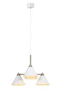 Lampy sufitowe - Markslojd Klint 108077 lampa wisząca zwis 4x60W E27 biała - miniaturka - grafika 1