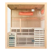 Sauny - Sauna sucha fińska piec 6 KW Harvia BC60 + kamień solny 180X160X200CM MO-EA4-II Mazur - miniaturka - grafika 1