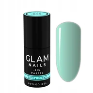 Lakiery hybrydowe - Lakier hybrydowy Glam Nails 515 Minty Fresh 6ml - miniaturka - grafika 1