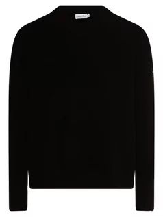 Swetry męskie - Calvin Klein - Sweter męski, czarny - grafika 1