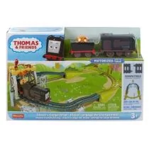 Zestaw z lokomotywą z napędem Tomek i Przyjaciele, HPN59 Mattel - Pociągi dla dzieci - miniaturka - grafika 1