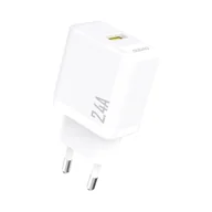 Ładowarki do telefonów - Ładowarka sieciowa Dudao A23 2.4A USB-A Szybkie ładowanie Biała - miniaturka - grafika 1